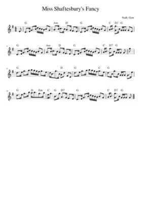 Miss Shaftesbury's Fancy