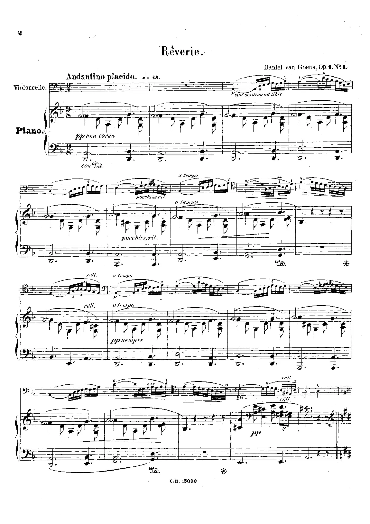 Rêverie et Mazourka - Page 1