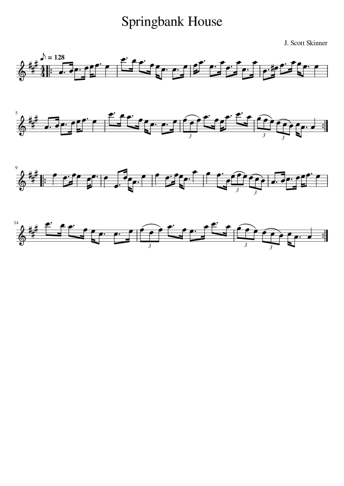 Springbank House - Page 1