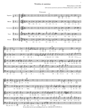 Tristitia et anxietas - Sed tu Domine