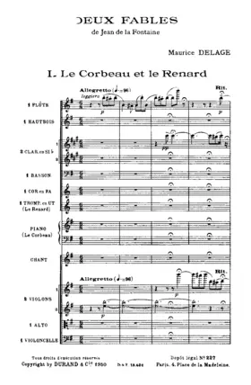 2 Fables de Jean de La Fontaine