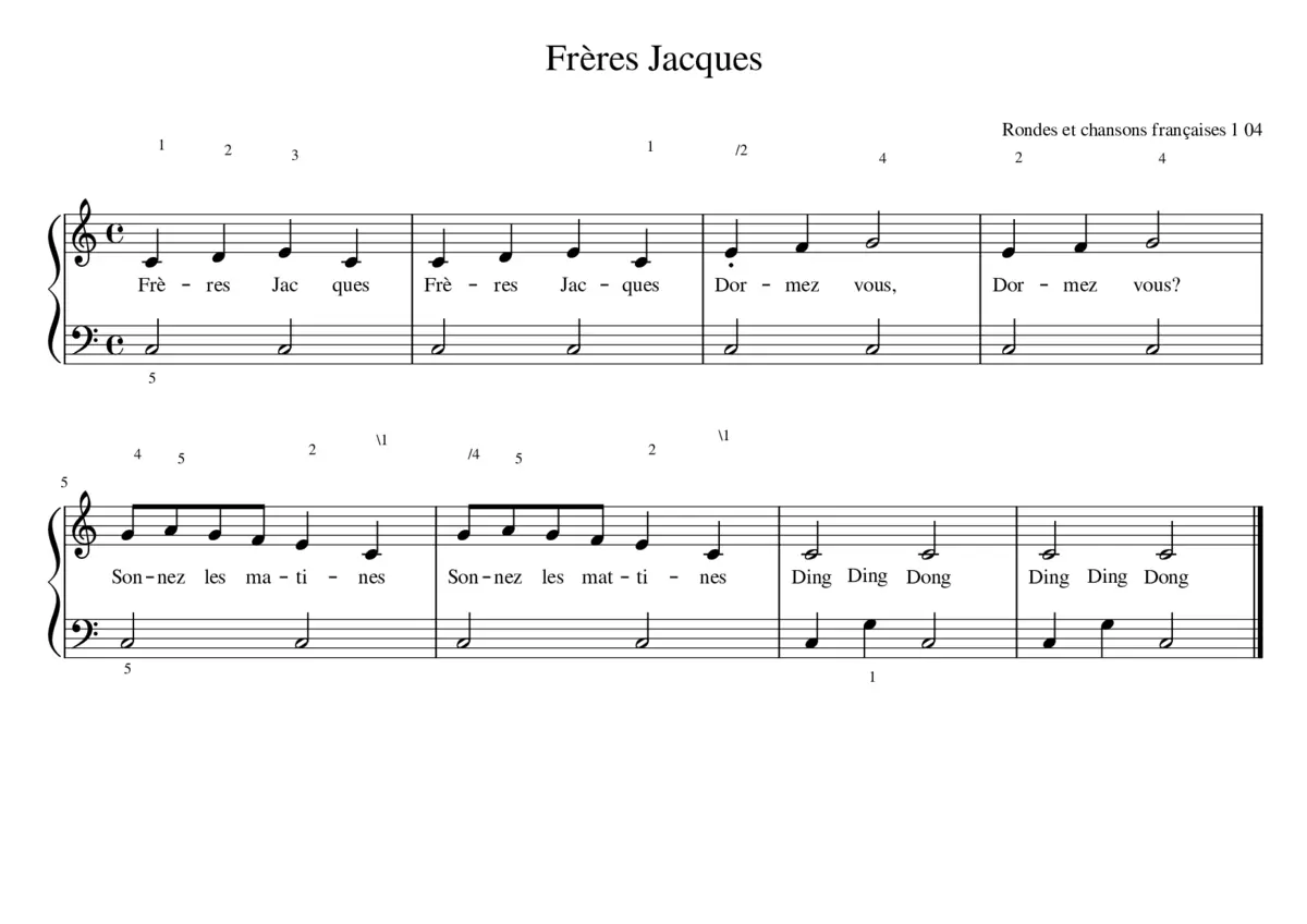 frere jacques - Page 1