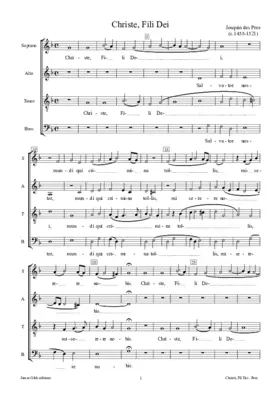 Christe, fili Dei