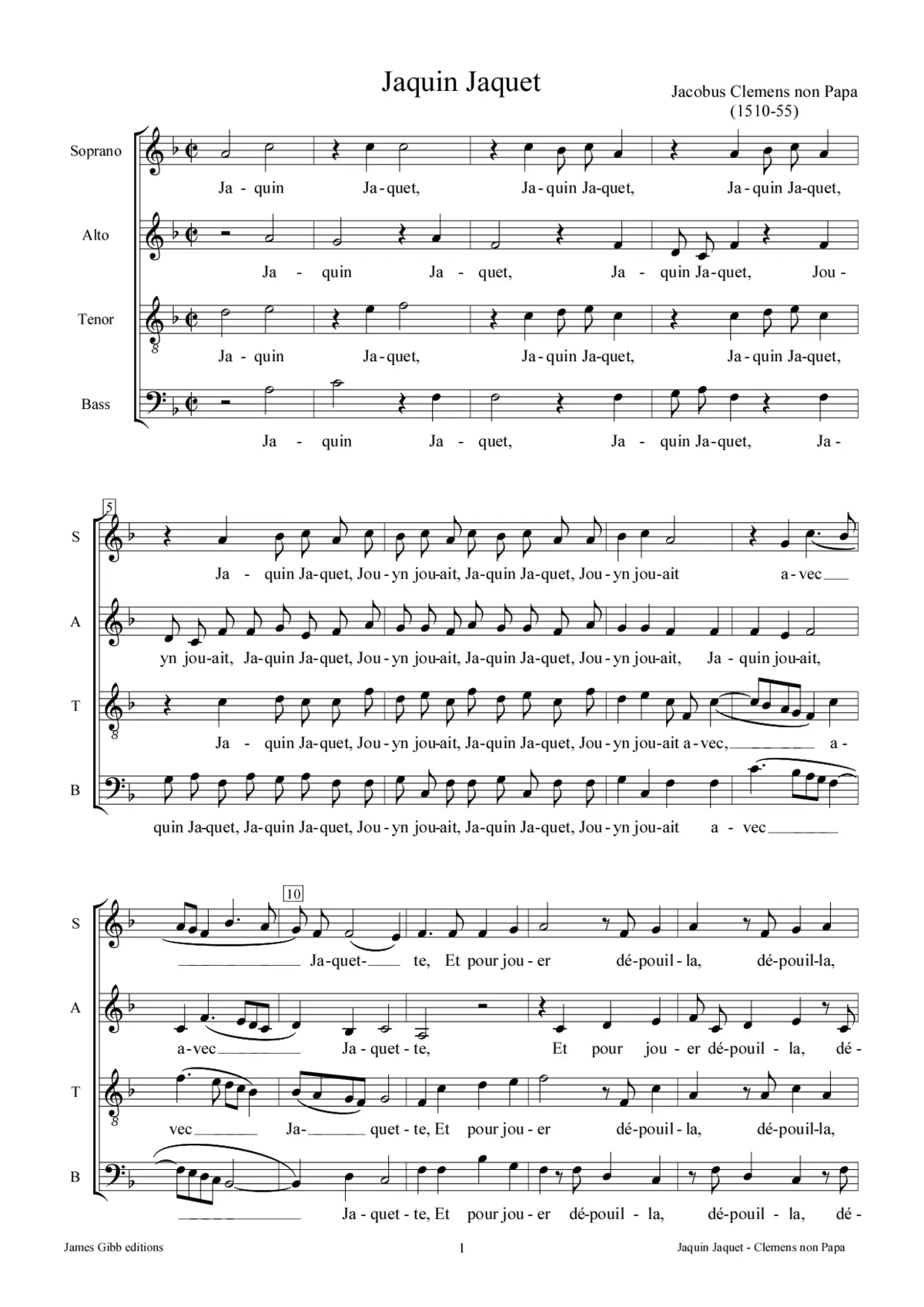 Jaquin Jaquet - Page 1