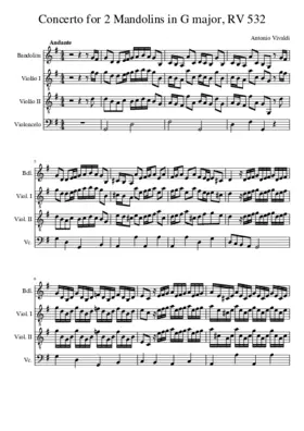 01 Concerto for 2 Mandolins in G RV532 - Allegro I