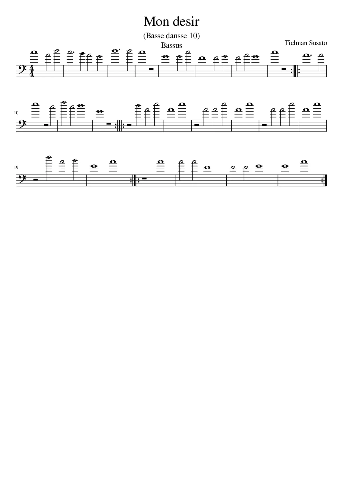 Mon desir - Page 1