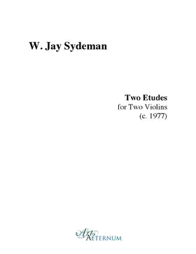 2 Etudes for 2 Violins