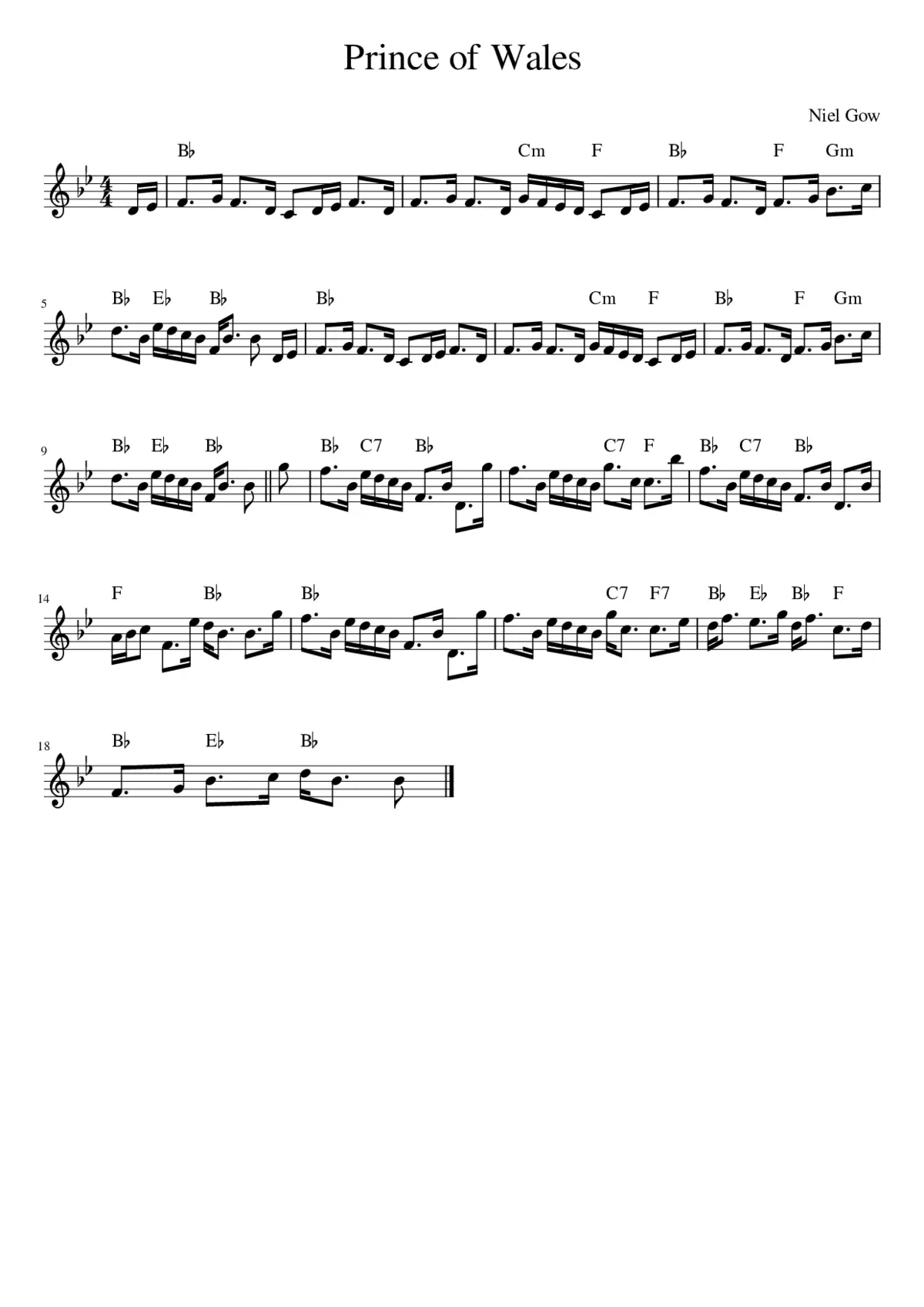 Prince of Wales - Page 1