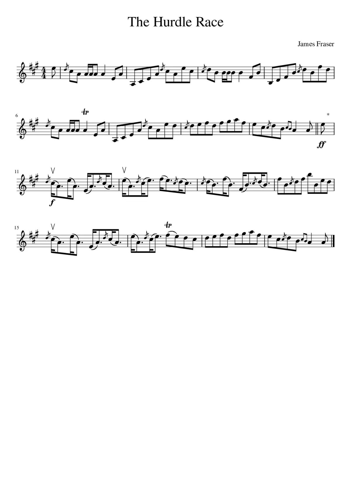 The Hurdle Race - Page 1