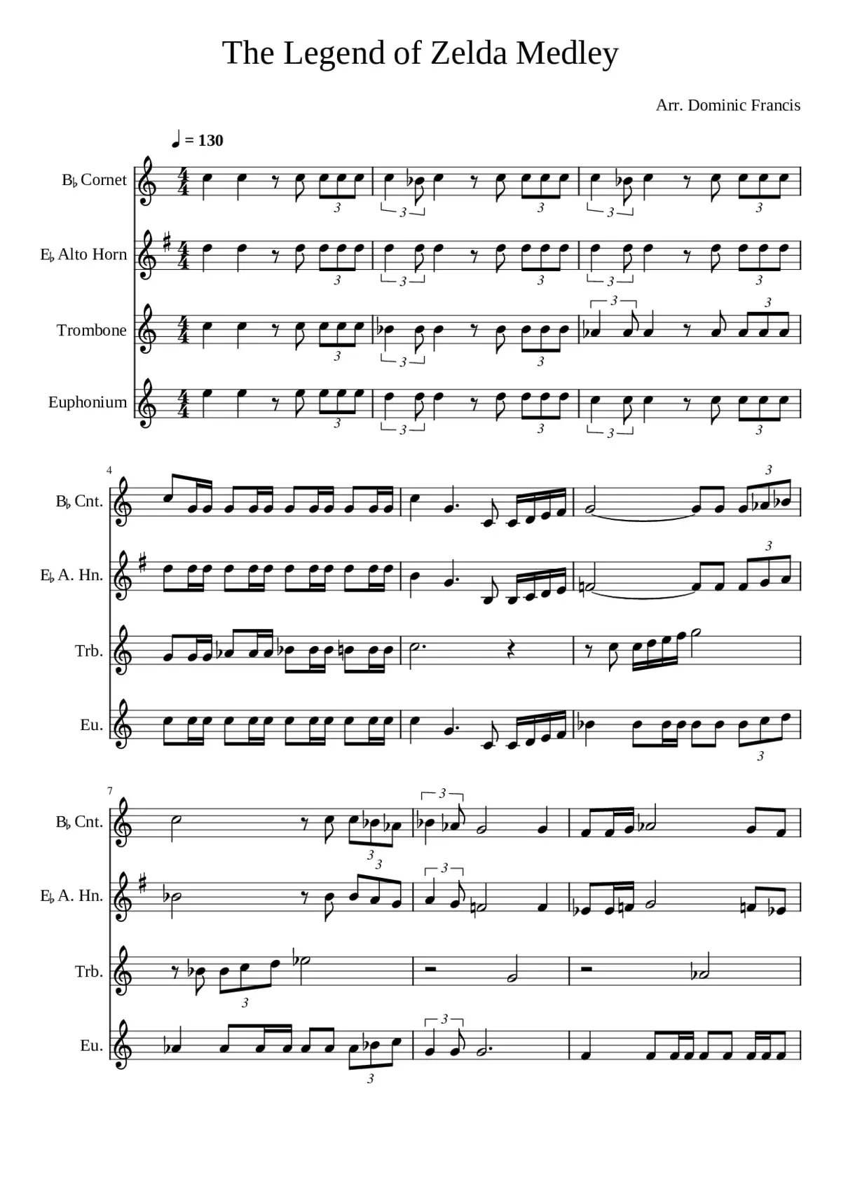 the legend of zelda main theme - Page 1