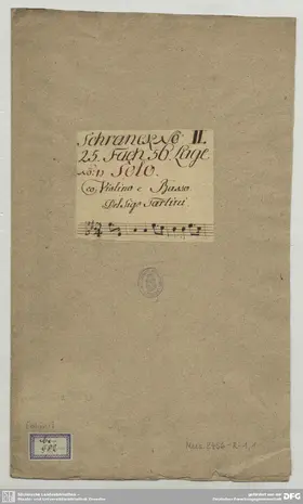 Violin Sonata in A major, B.A18