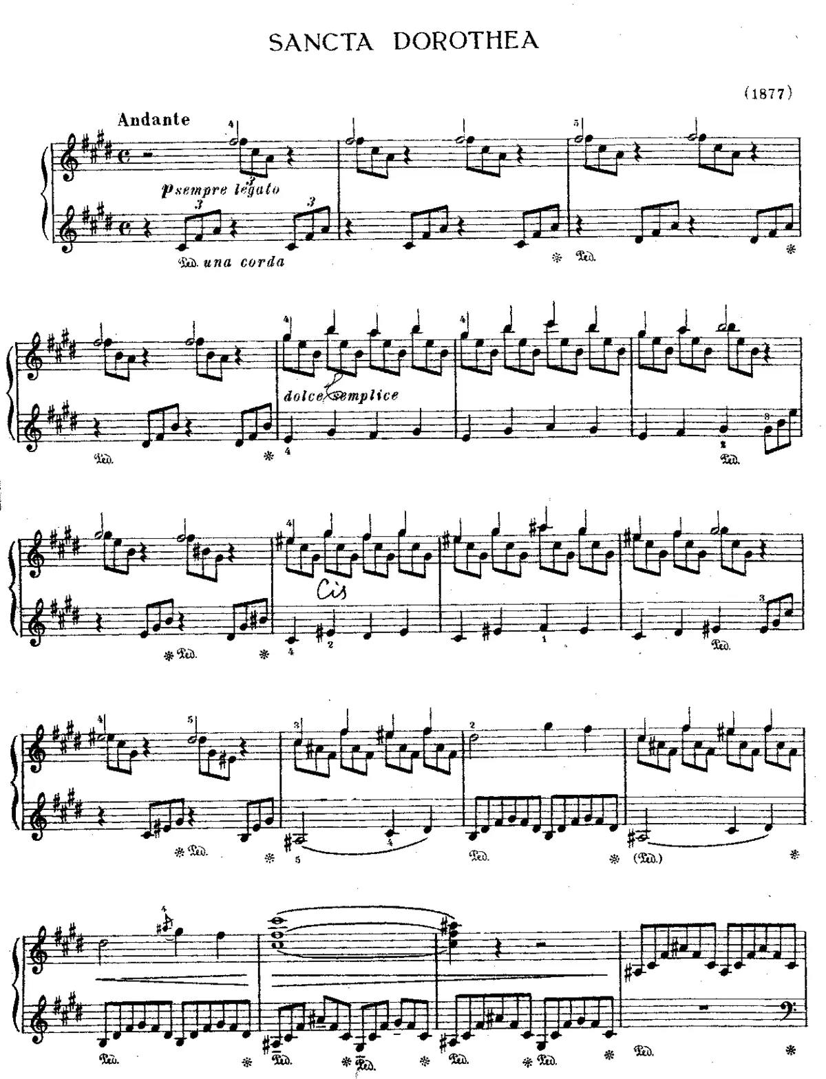 Sancta Dorothea - Page 1