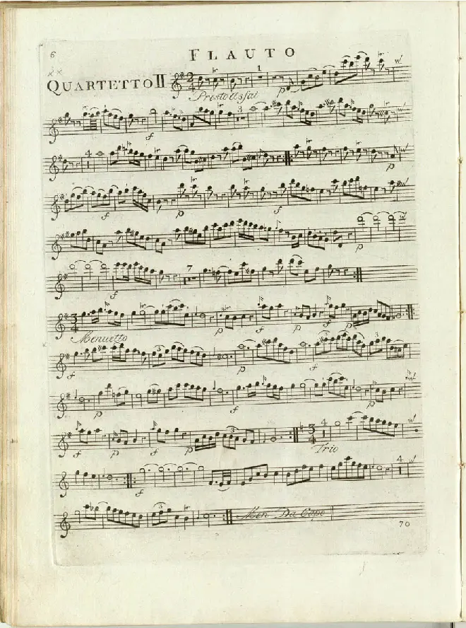 Divertimento in G major, Hob.II:G4 - Page 1