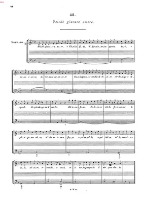 Poichè giuararo amore