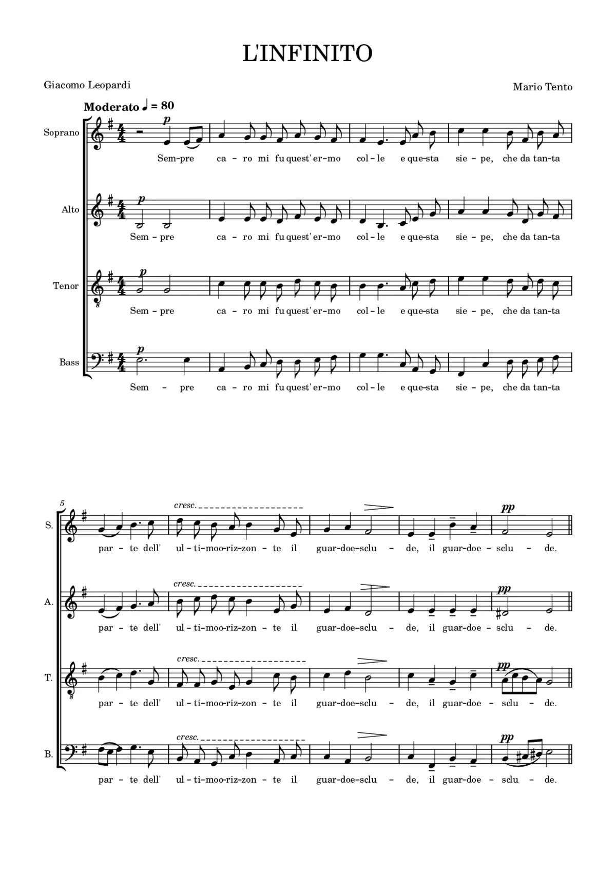 L'Infinito - Page 1