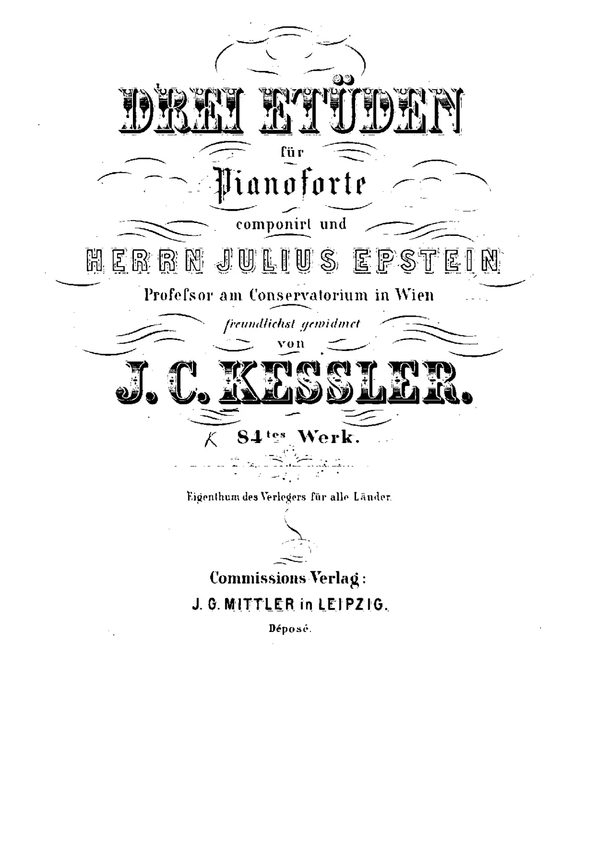 3 Etudes - Page 1