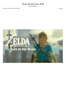 the legend of zelda breath of the wild - Life in the Ruins