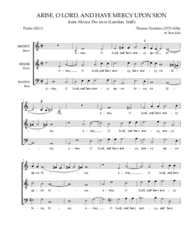 Arise, O Lord, and have mercy