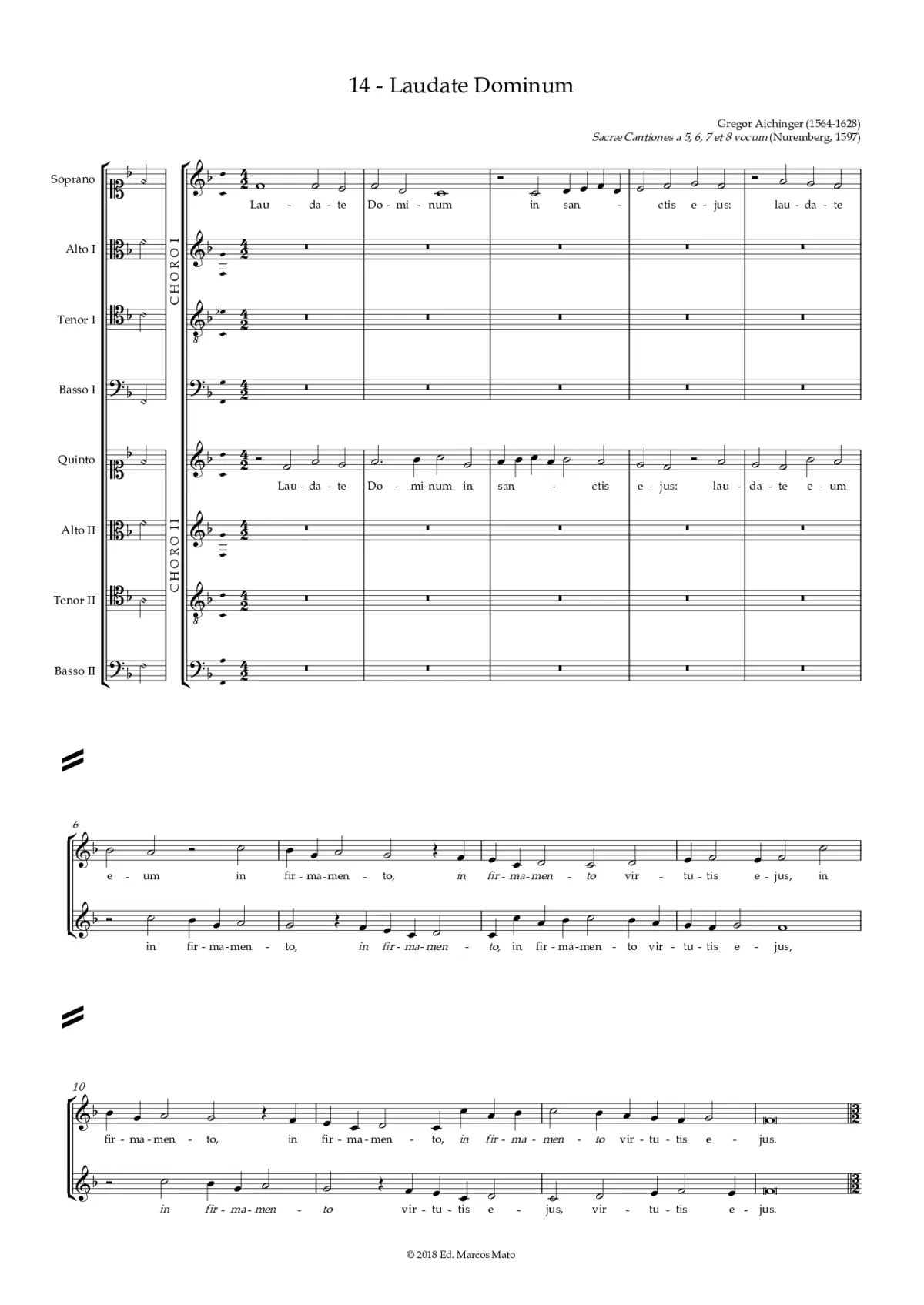 Laudate Dominum - Page 1