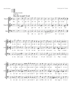 Da che si part'il sol