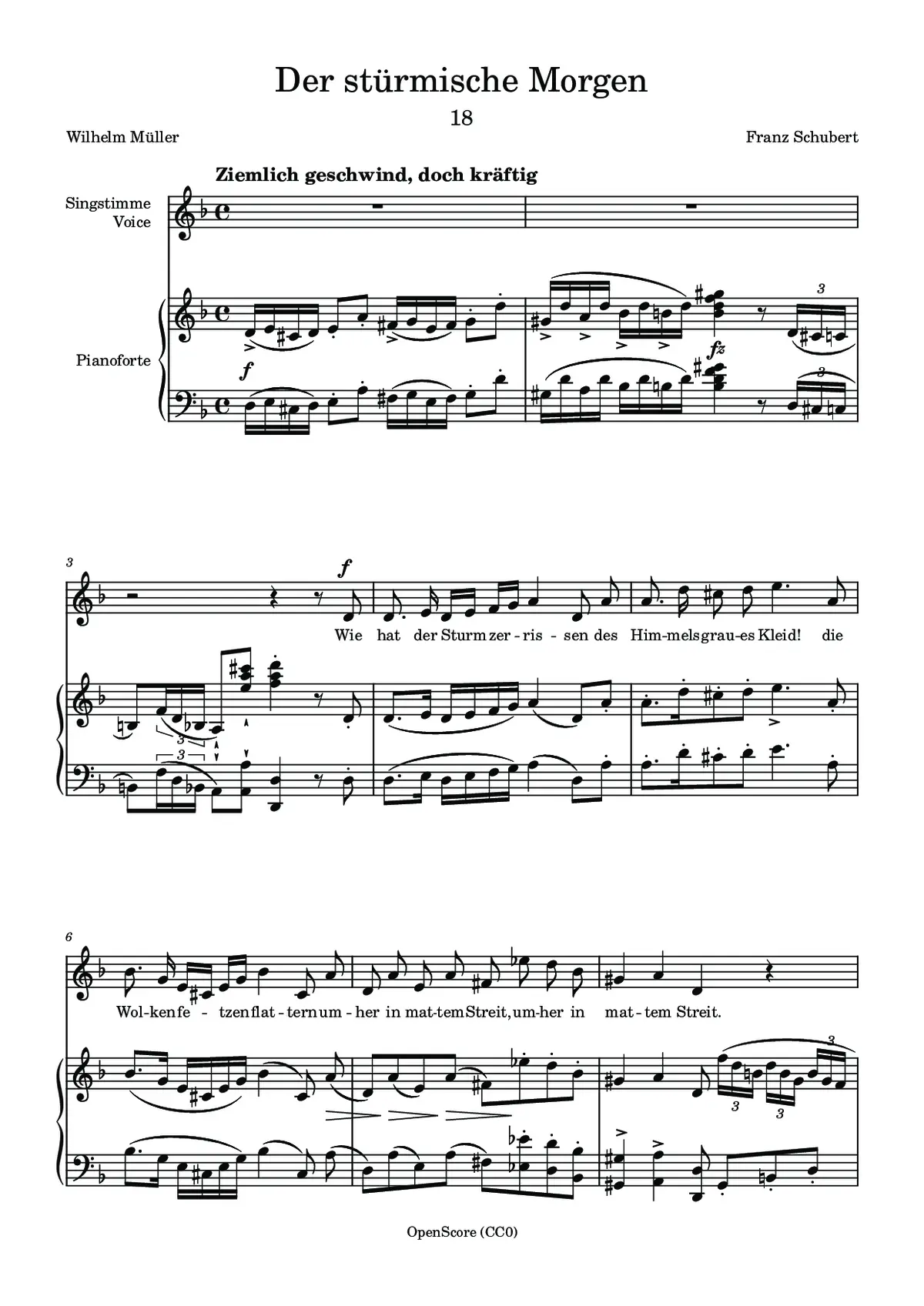 Der stuermische Morgen - Page 1