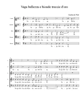 Vaga bellezza e bionde treccie d'oro