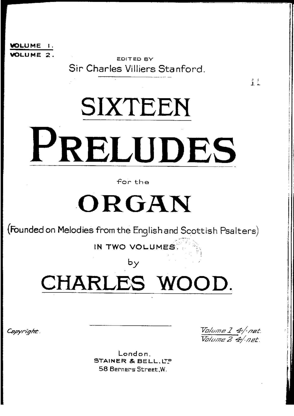 16 Preludes - Page 1
