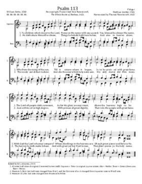 Ye children which do serve the Lord