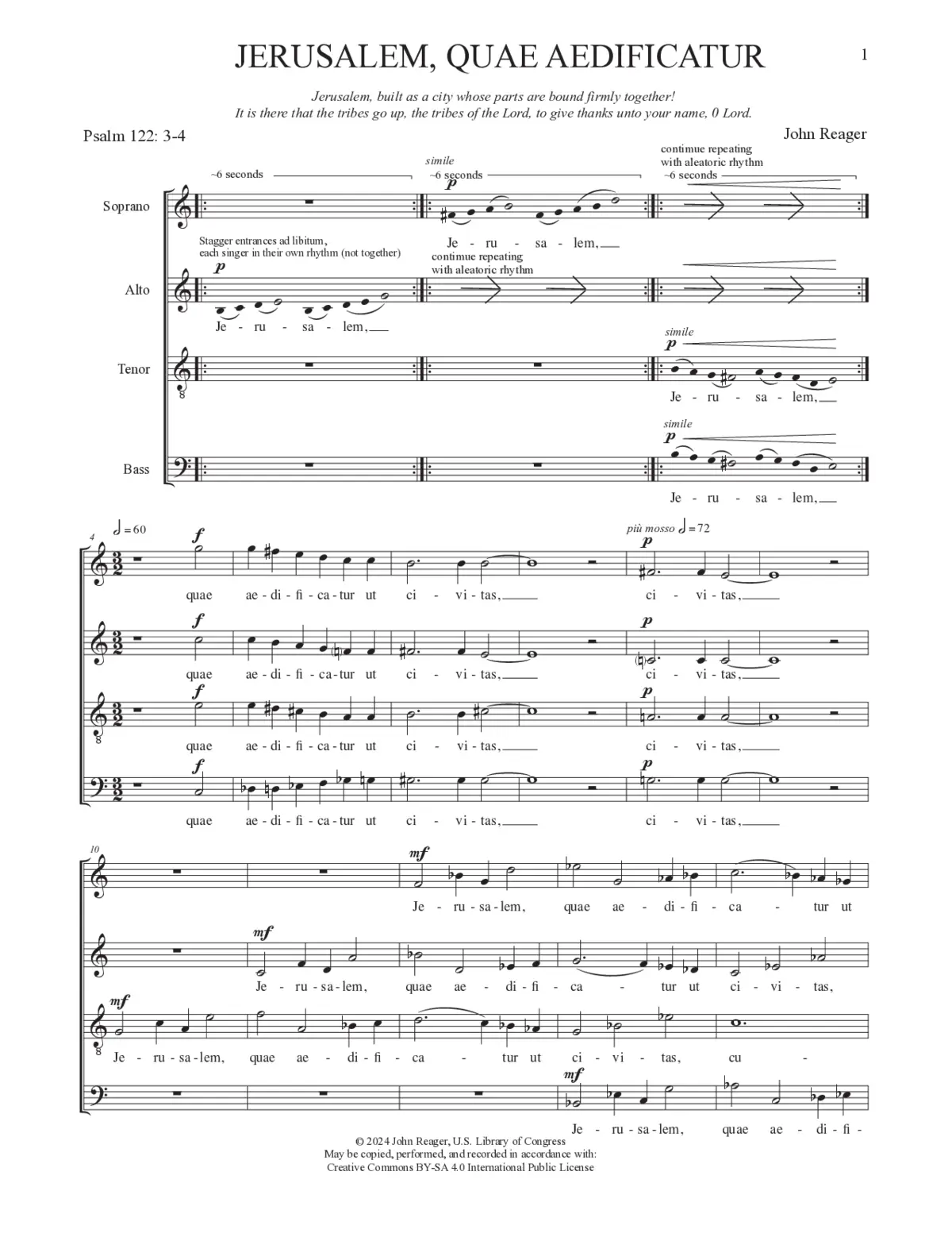 Jerusalem quae aedificatur - Page 1