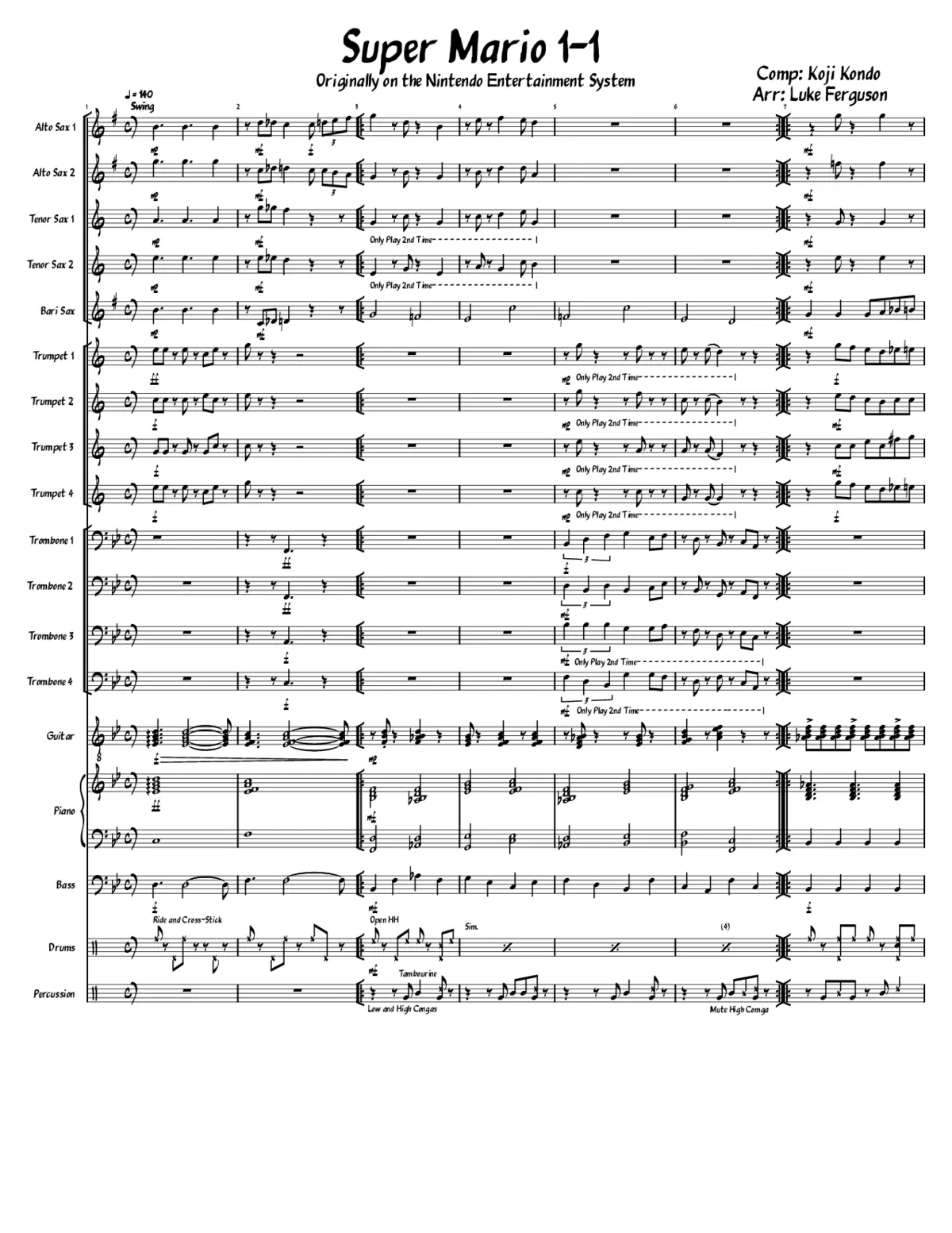 Ground Theme (Super Mario Bros. Theme) - Page 1