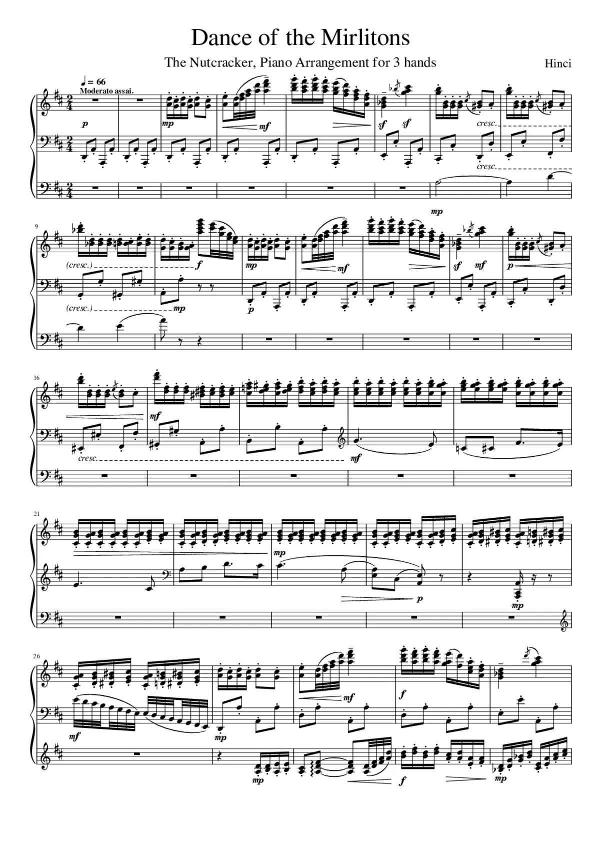 The Nutcracker (ballet) Op.71 - Page 1