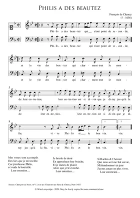 Philis a des beautez