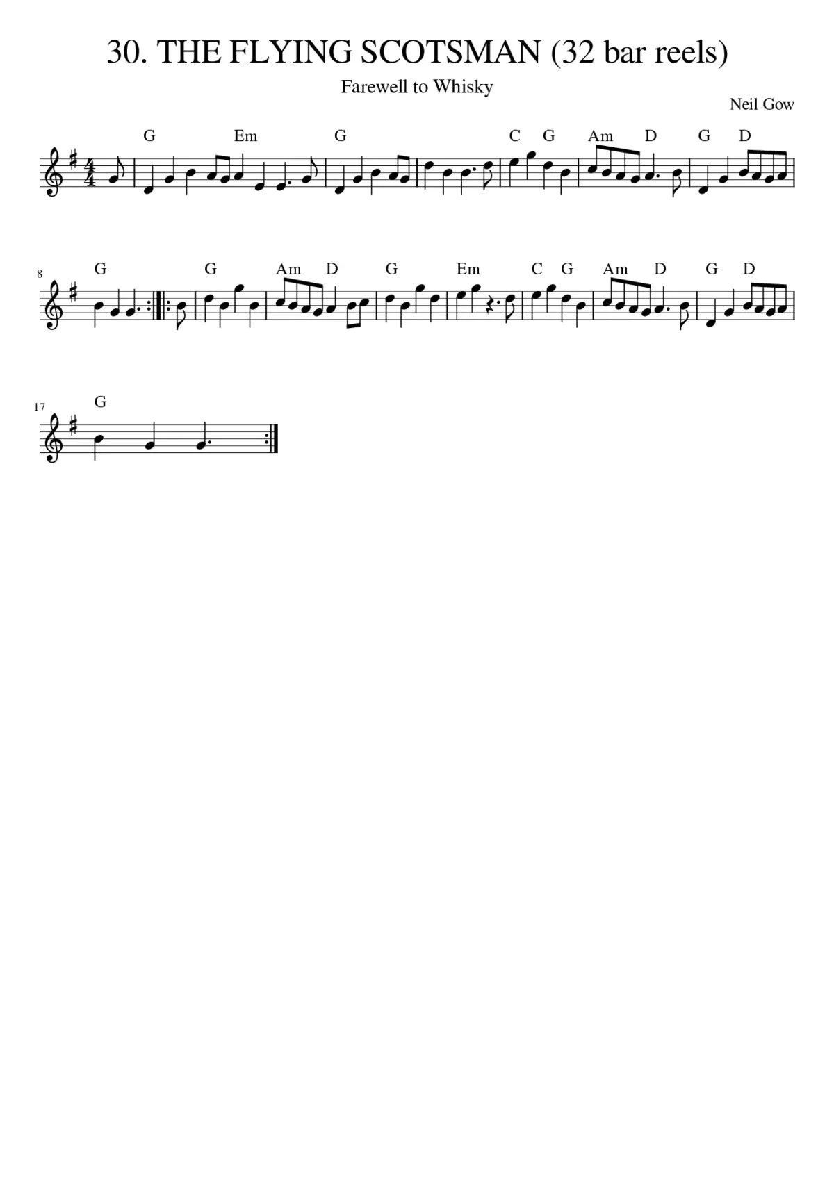 30. THE FLYING SCOTSMAN (32 bar reels) - Page 1