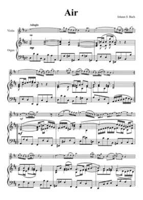 Air 'on the G string' Orchestral Suite No. 3 in D major BWV 1068