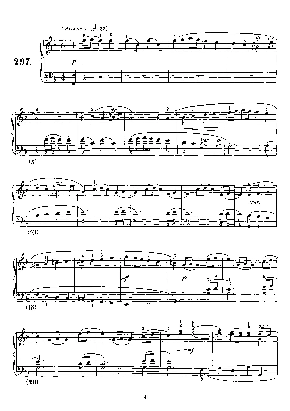 Keyboard Sonata in F major - Page 1