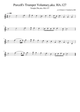 Purcell's Trumpet Voluntaryaka. HA.127