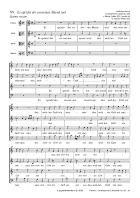 Es spricht der Unweisen Mund wohl