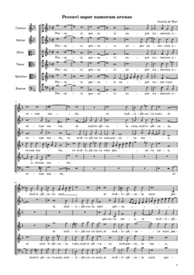 Peccavi super numerum arenae