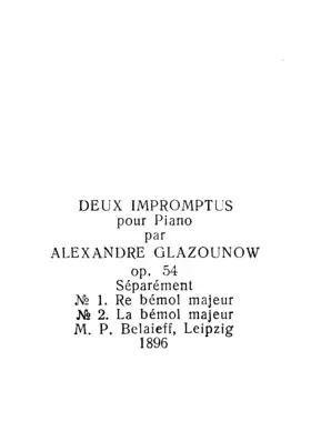 2 Impromptus