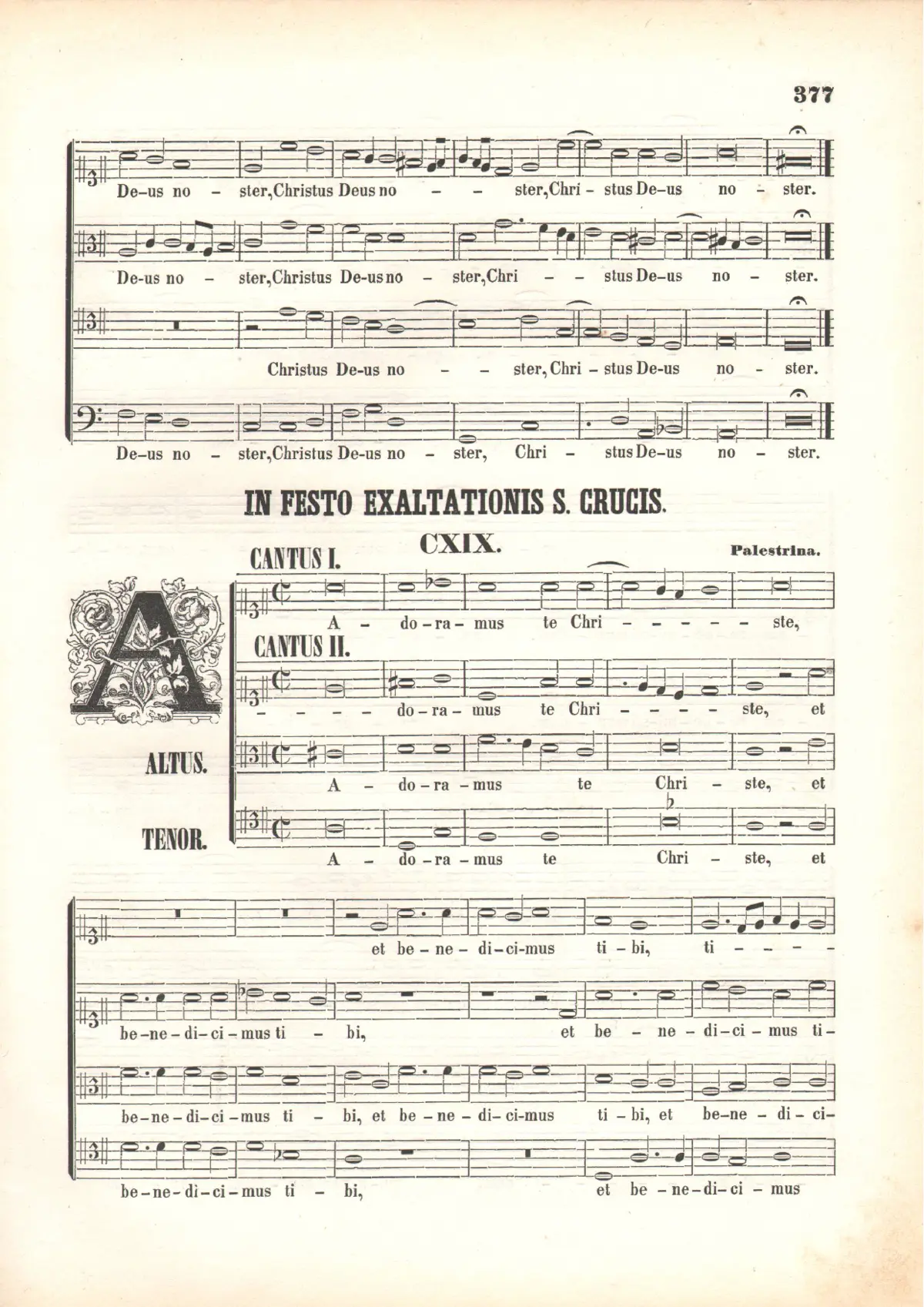 Adoramus te Christe - Page 1