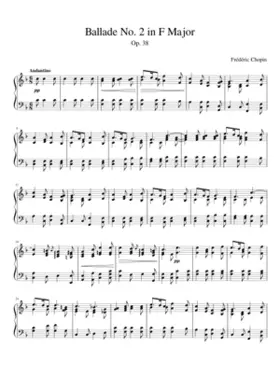 Ballade No.2 Op.38