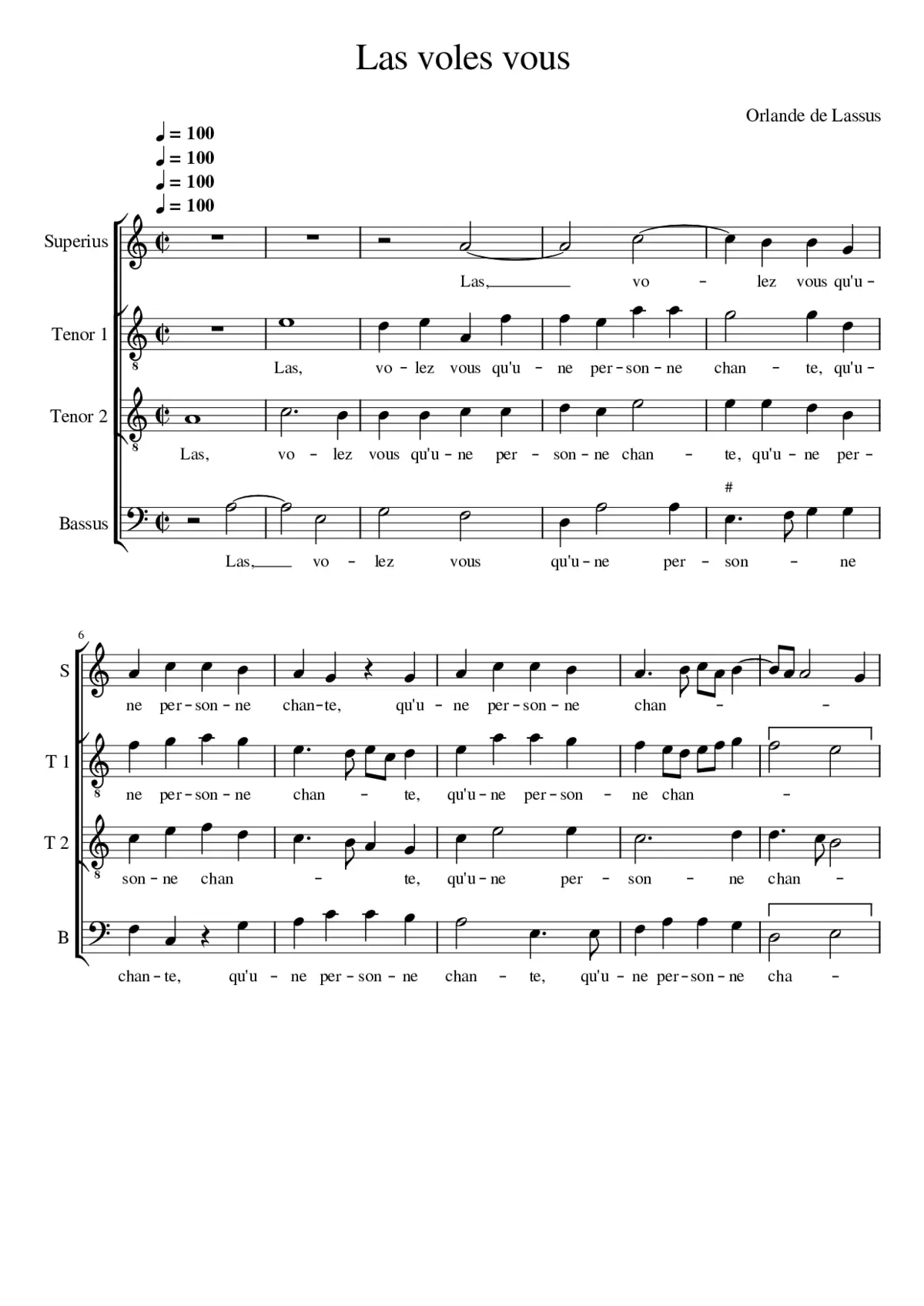 Las voles vous - Page 1