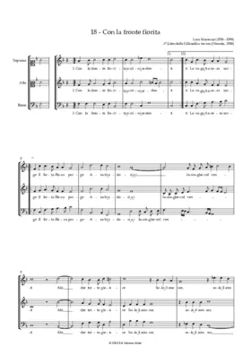 Con la fronte fiorita