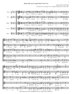 Amor che sai in qual stato