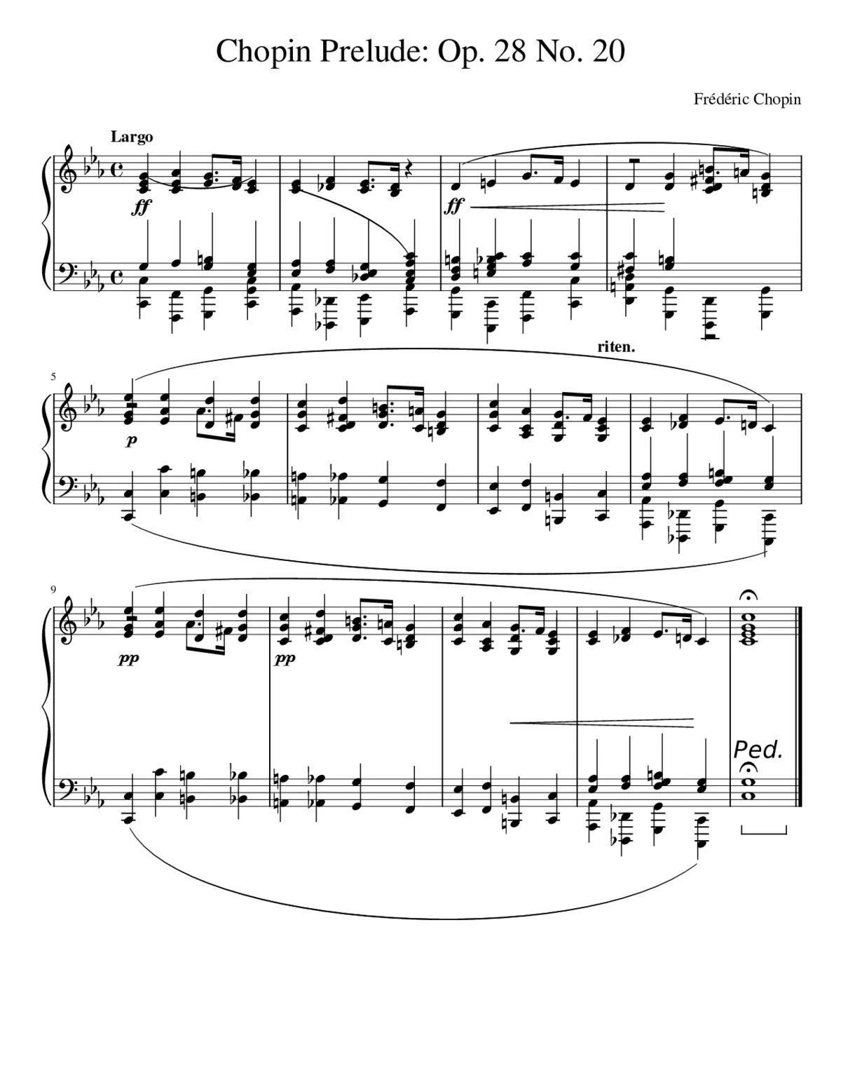 Preludes Op.28 - Page 1