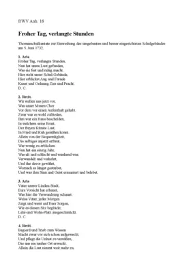 Froher Tag, verlangte Stunden