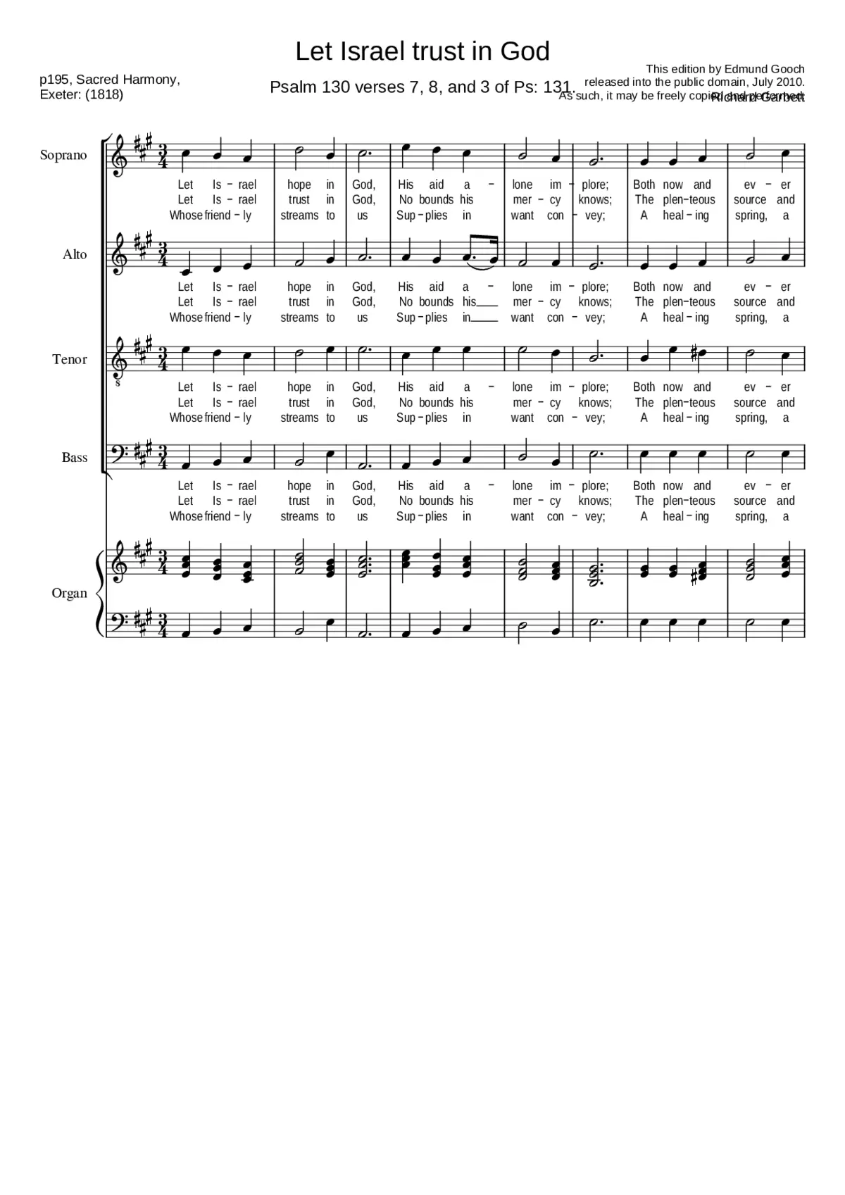 Let Israel trust in God - Page 1