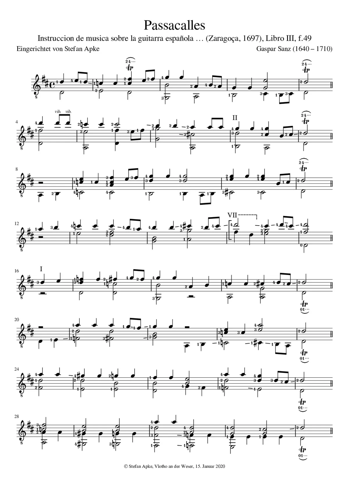 Passacalles, Libro III - Page 1