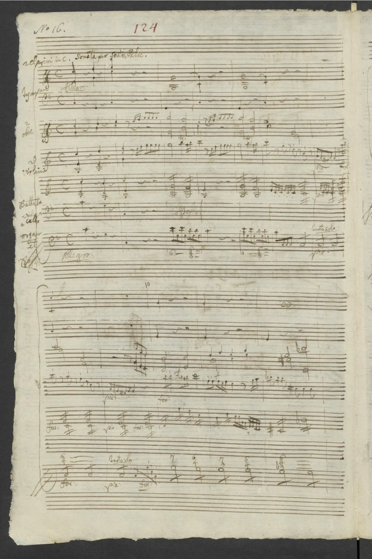 Church Sonata in C major - Page 1