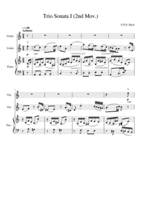 Trio Sonata in F major H.576